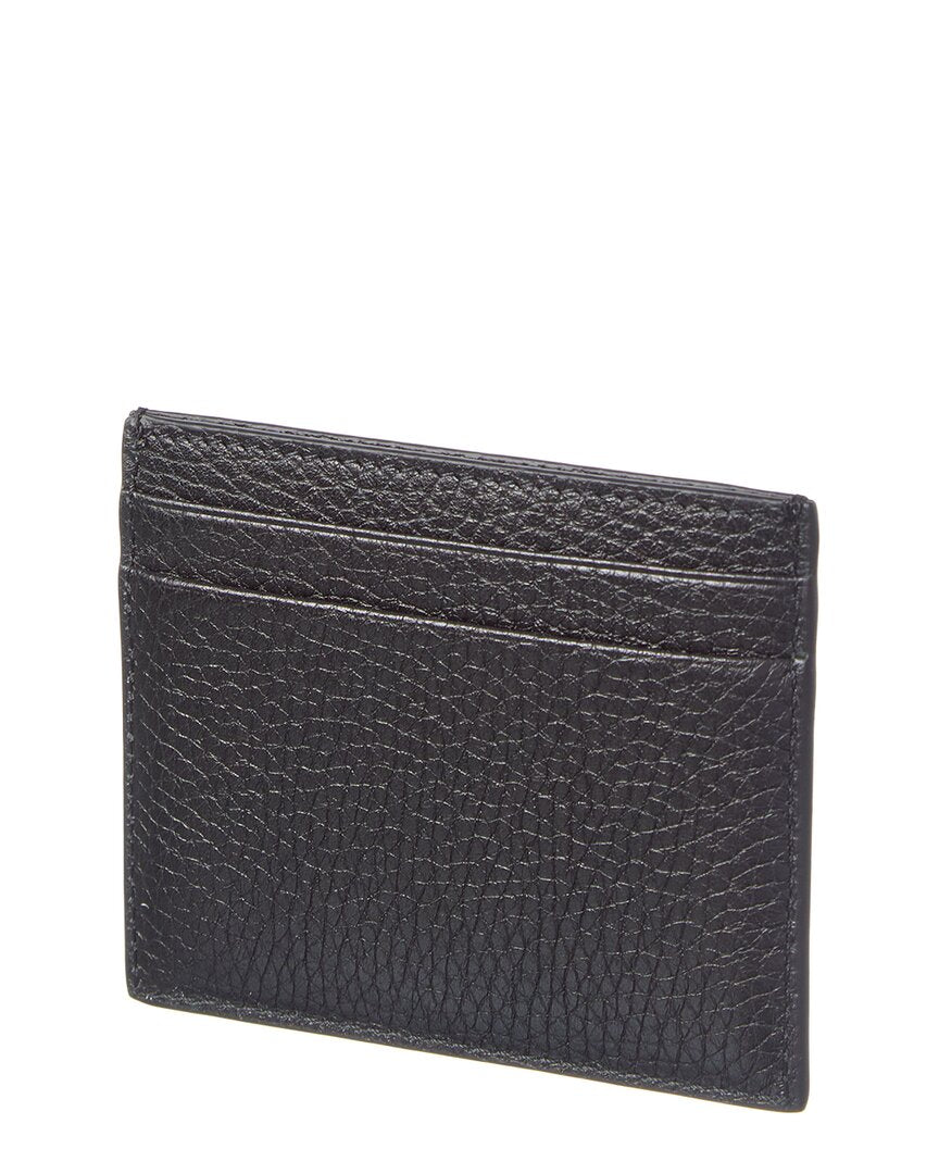 Valentino Rockstud Leather Card Holder