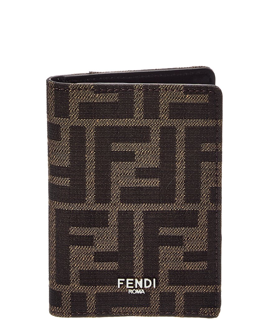 FENDI Fendi Canvas & Leather Wallet