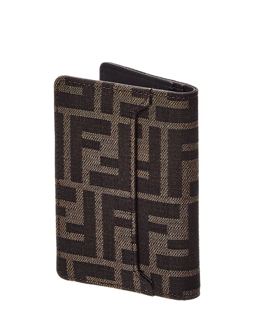 FENDI Fendi Canvas & Leather Wallet