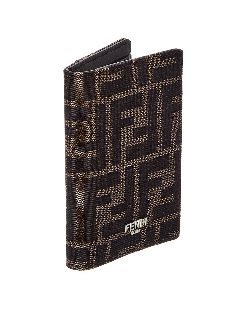 FENDI Fendi Canvas & Leather Wallet