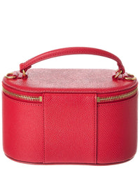 Valentino Valentino Vlogo Signature Mini Leather Vanity Bag