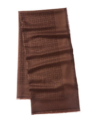 Givenchy Logo Silk & Wool-Blended Scarf
