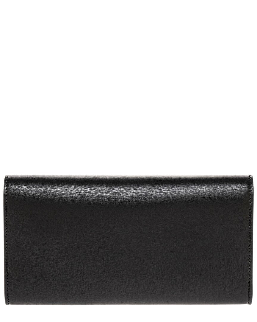 Valentino The Bold Edition Vlogo Leather Wallet On Strap