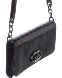 Valentino Vlogo Signature Leather Pouch