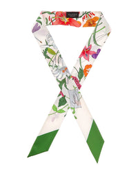 Gucci Gucci Floral Silk Neckbow