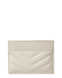Saint Laurent Saint Laurent Monogram Leather Card Holder