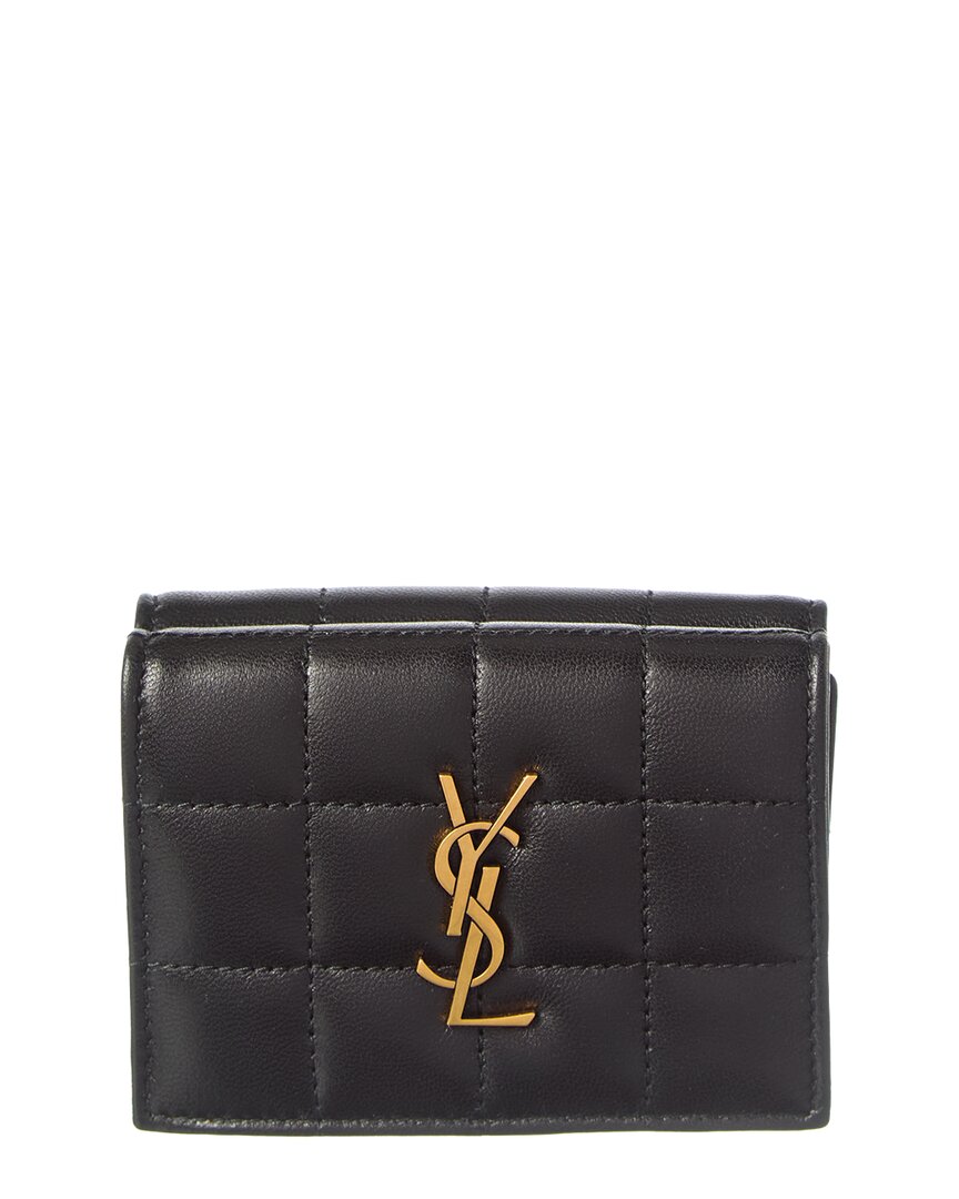 Saint Laurent Saint Laurent Origami Tiny Leather Card Holder