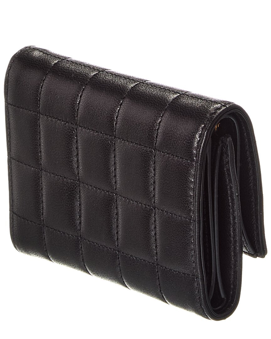 Saint Laurent Saint Laurent Cassandre Leather Card Case