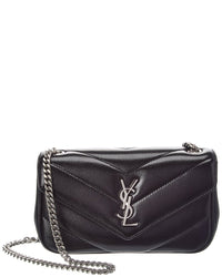 Saint Laurent Saint Laurent Loulou Mini Leather Crossbody