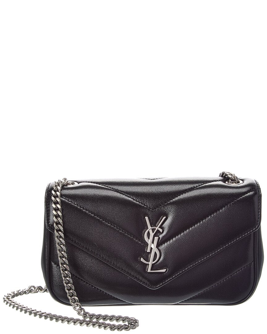 Saint Laurent Saint Laurent Loulou Mini Leather Crossbody