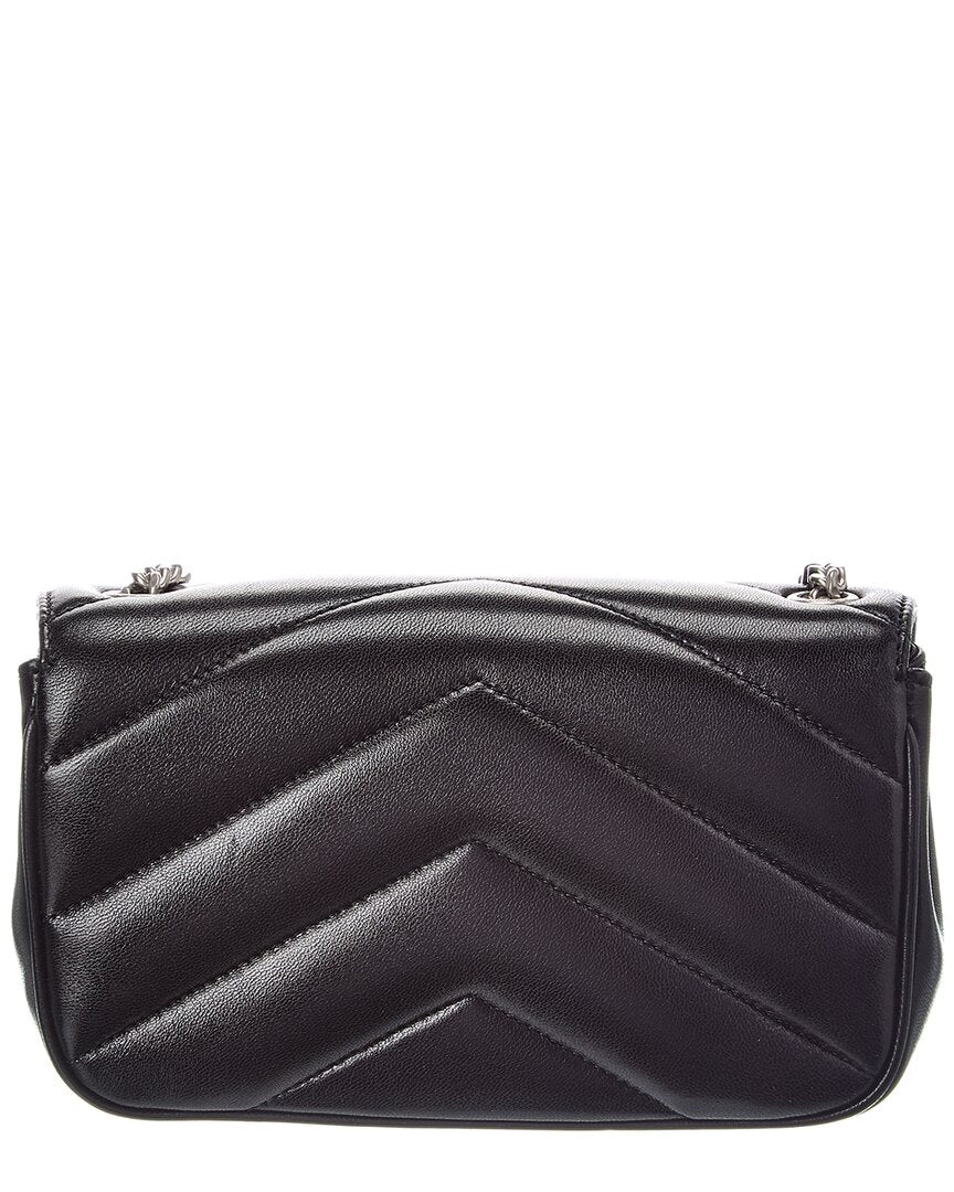 Saint Laurent Saint Laurent Loulou Mini Leather Crossbody