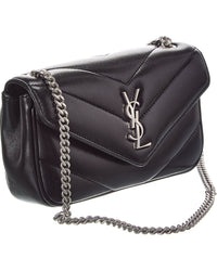 Saint Laurent Saint Laurent Loulou Mini Leather Crossbody