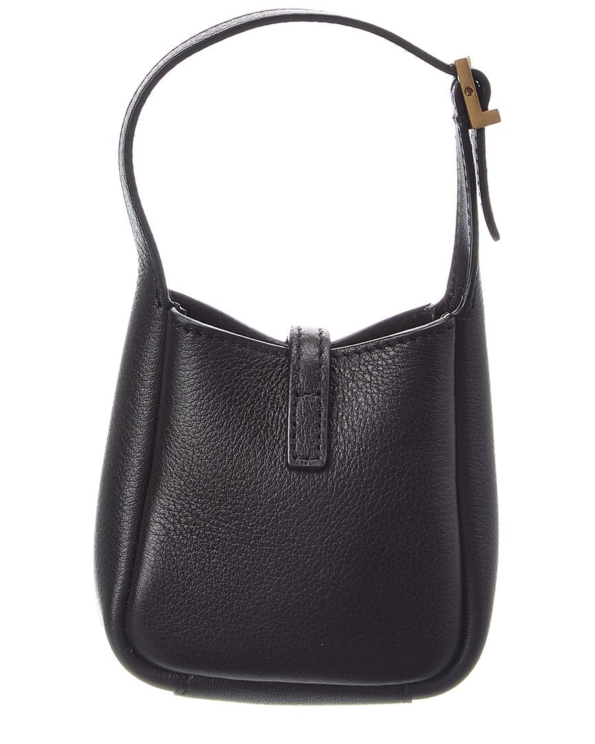 Saint Laurent Le 5 A 7 Supple Micro Leather Hobo Bag