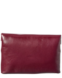 Saint Laurent Cassandre Mini Leather Envelope Pouch On Chain