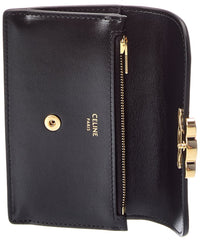 CELINE Celine Triomphe Long Leather Card Holder