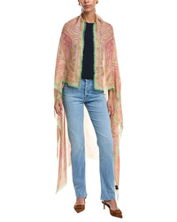 Etro Logo Silk-Blend Shawl