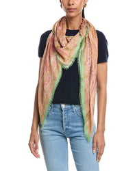 Etro Logo Silk-Blend Shawl