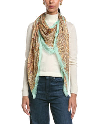 Etro Logo Silk-Blend Shawl