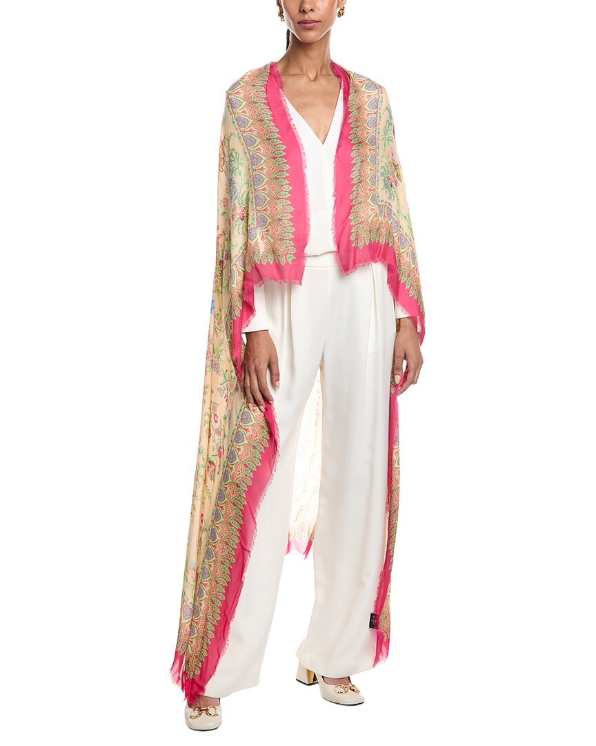 Etro Logo Silk-Blend Shawl