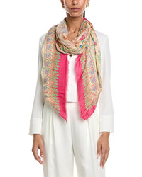 Etro Logo Silk-Blend Shawl
