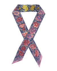 Valentino Valentino Apres L Hiver Poppies Silk Scarf