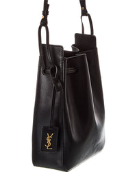 Saint Laurent Small Leather Bucket Bag