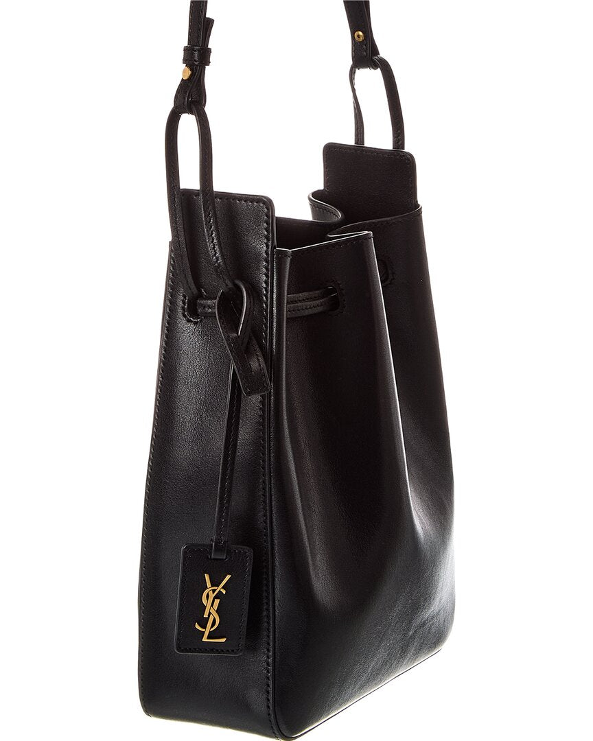 Saint Laurent Small Leather Bucket Bag