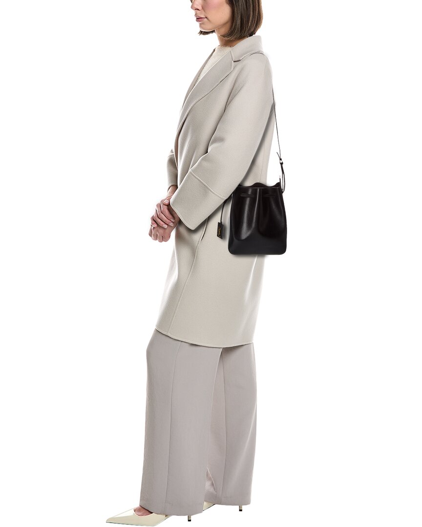Saint Laurent Small Leather Bucket Bag