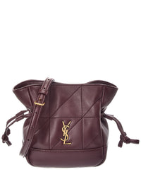 Saint Laurent Saint Laurent Cassandra Jamie Mini Leather Cross