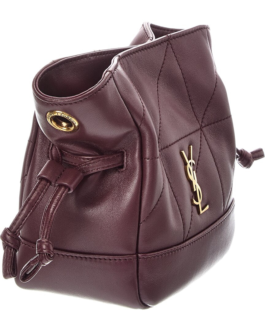 Saint Laurent Saint Laurent Cassandra Jamie Mini Leather Cross