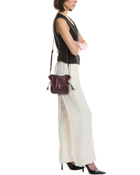 Saint Laurent Saint Laurent Cassandra Jamie Mini Leather Cross