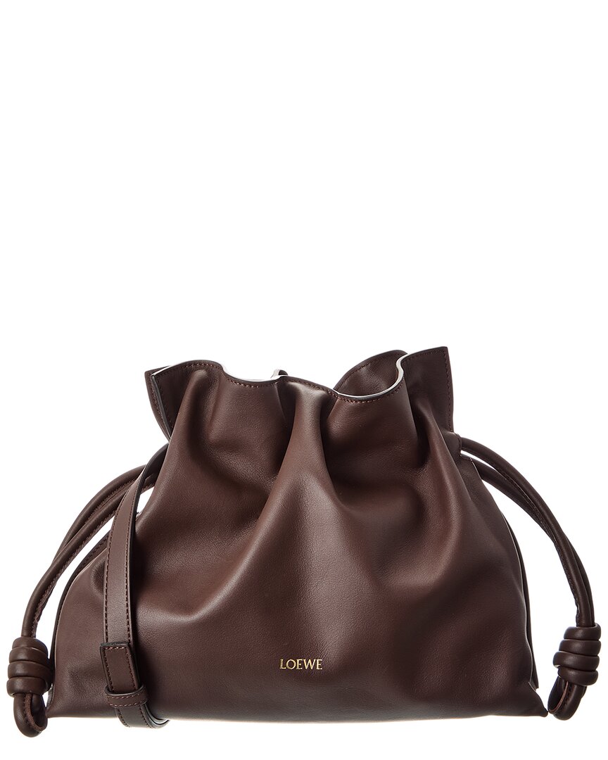 Loewe Flamenco Medium Leather Clutch