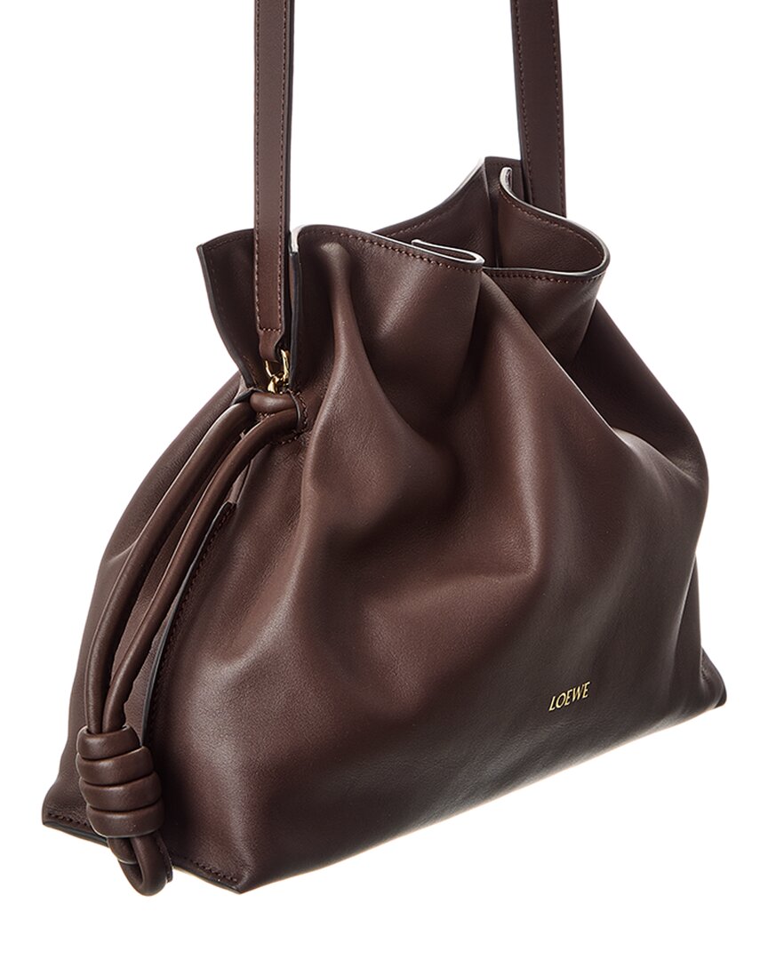 Loewe Flamenco Medium Leather Clutch