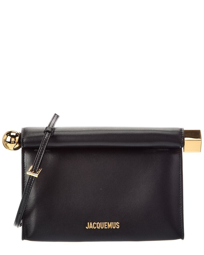 Jacquemus Jacquemus The Rond Carre Leather Clutch