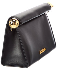 Jacquemus Jacquemus The Rond Carre Leather Clutch