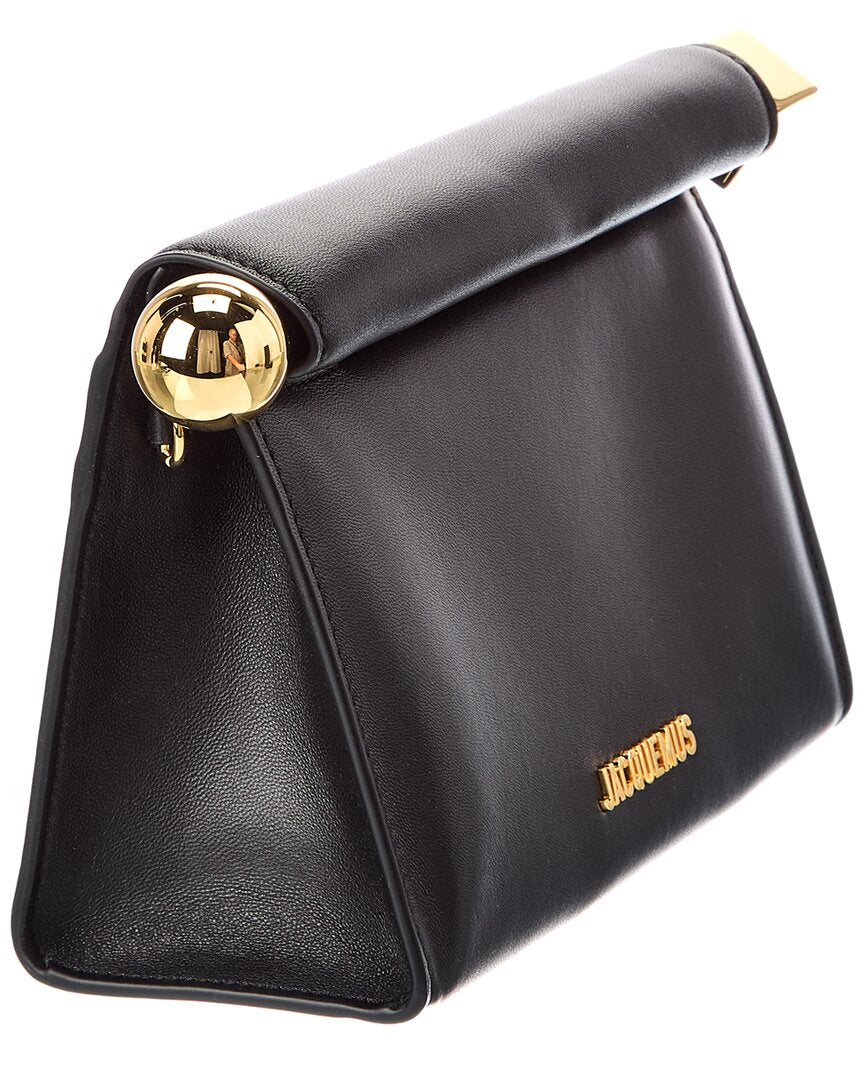 Jacquemus Jacquemus The Rond Carre Leather Clutch