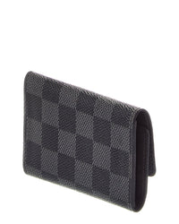 Louis Vuitton Louis Vuitton Black Damier Graphite Coated Canvas Multicles 6Key Holder
