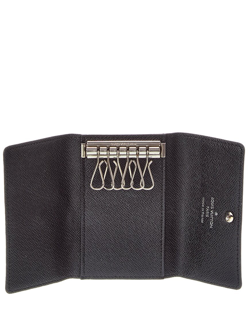 Louis Vuitton Louis Vuitton Black Damier Graphite Coated Canvas Multicles 6Key Holder