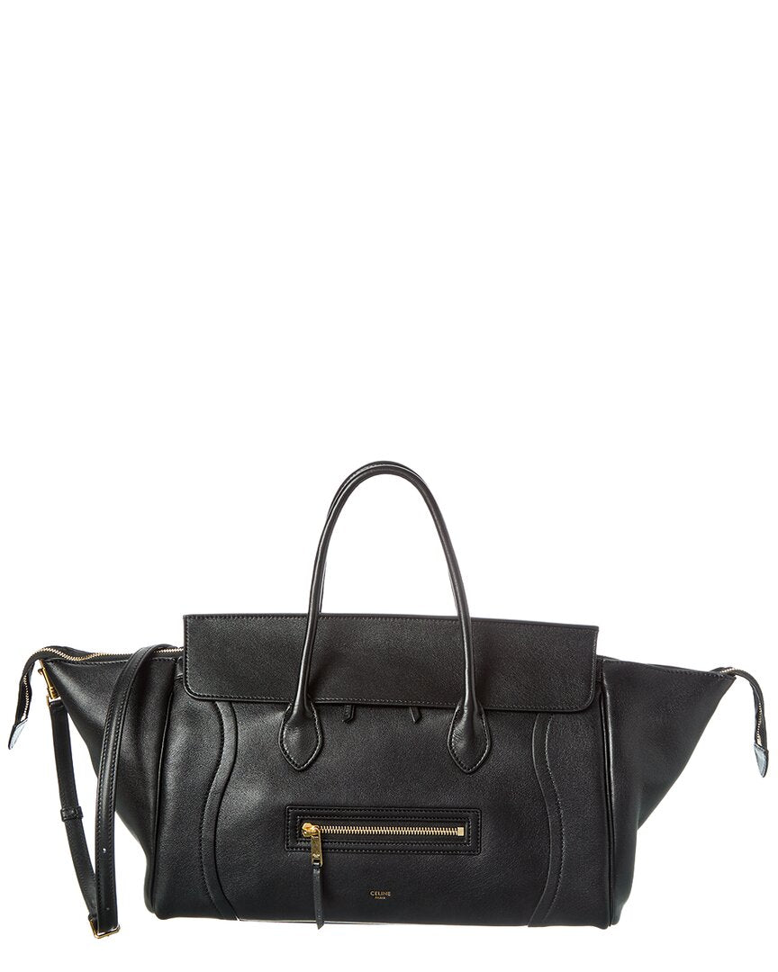 CELINE Celine Leather Shoulder Bag