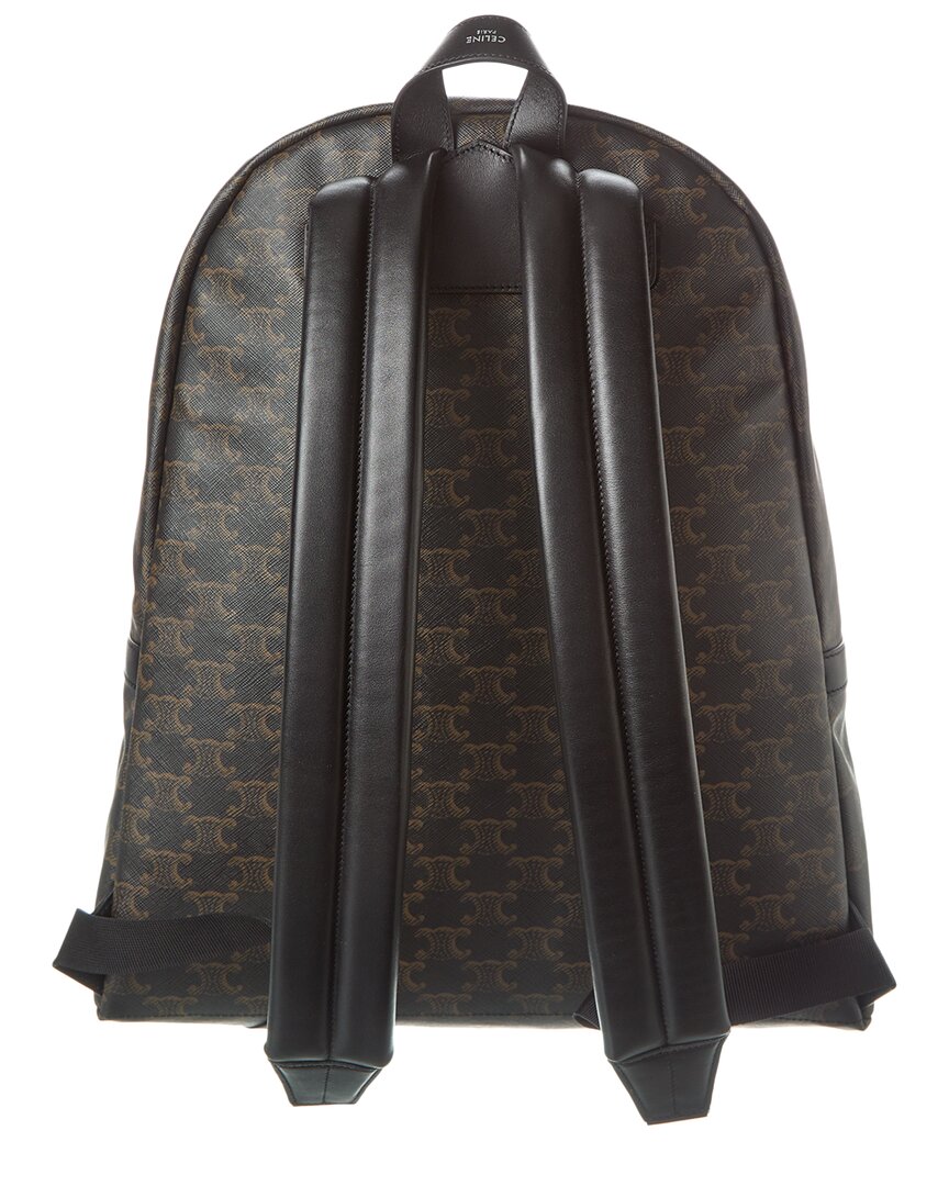 CELINE Celine Triomphe Canvas & Leather Backpack