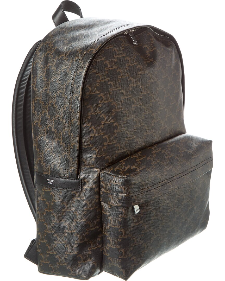 CELINE Celine Triomphe Canvas & Leather Backpack