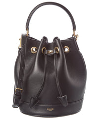 Celine Teen Clara Leather Bucket Bag