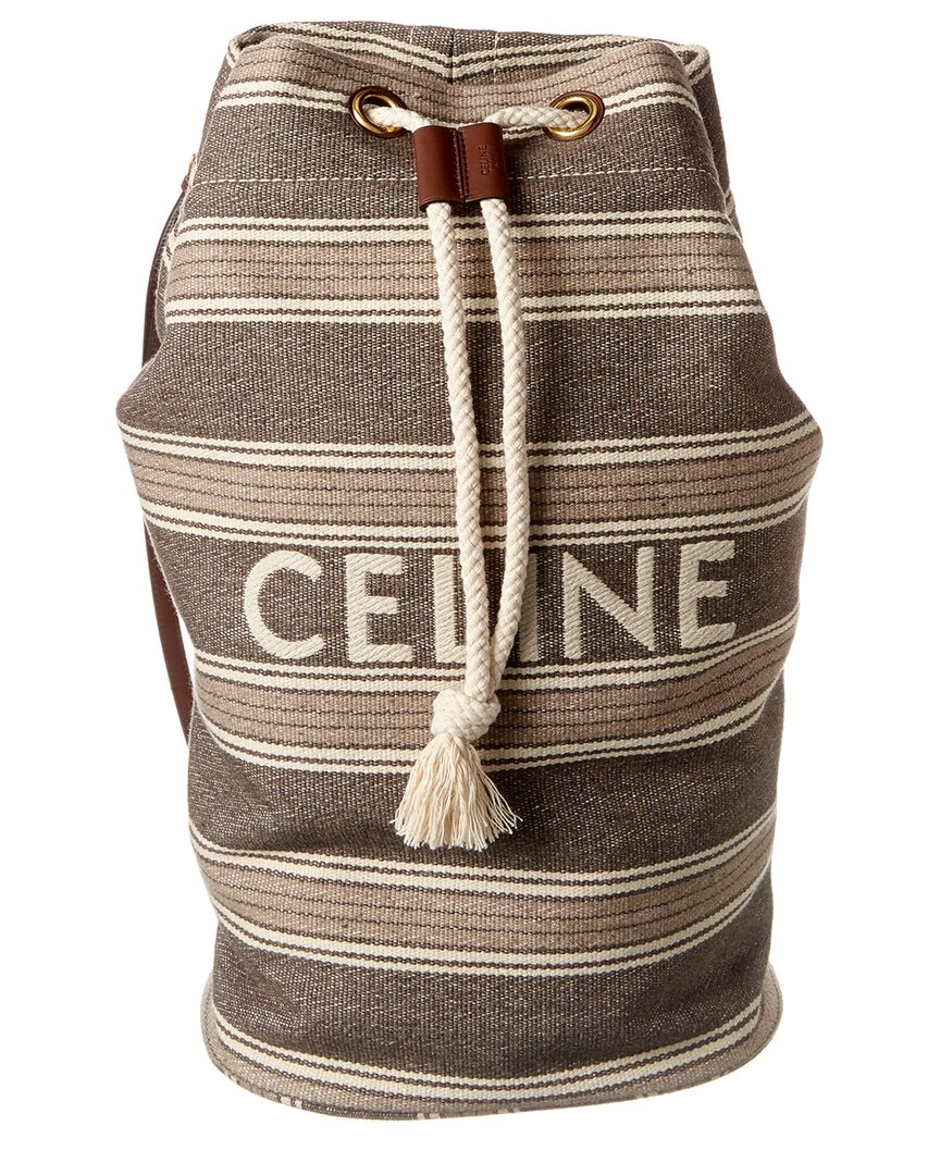 Celine Canvas Backpack
