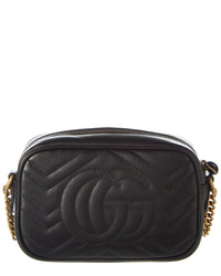 Gucci Gucci Gg Marmont Mini Matelasse Leather Crossbody Camera Bag