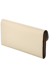 Toteme T-Lock Leather Continental Wallet