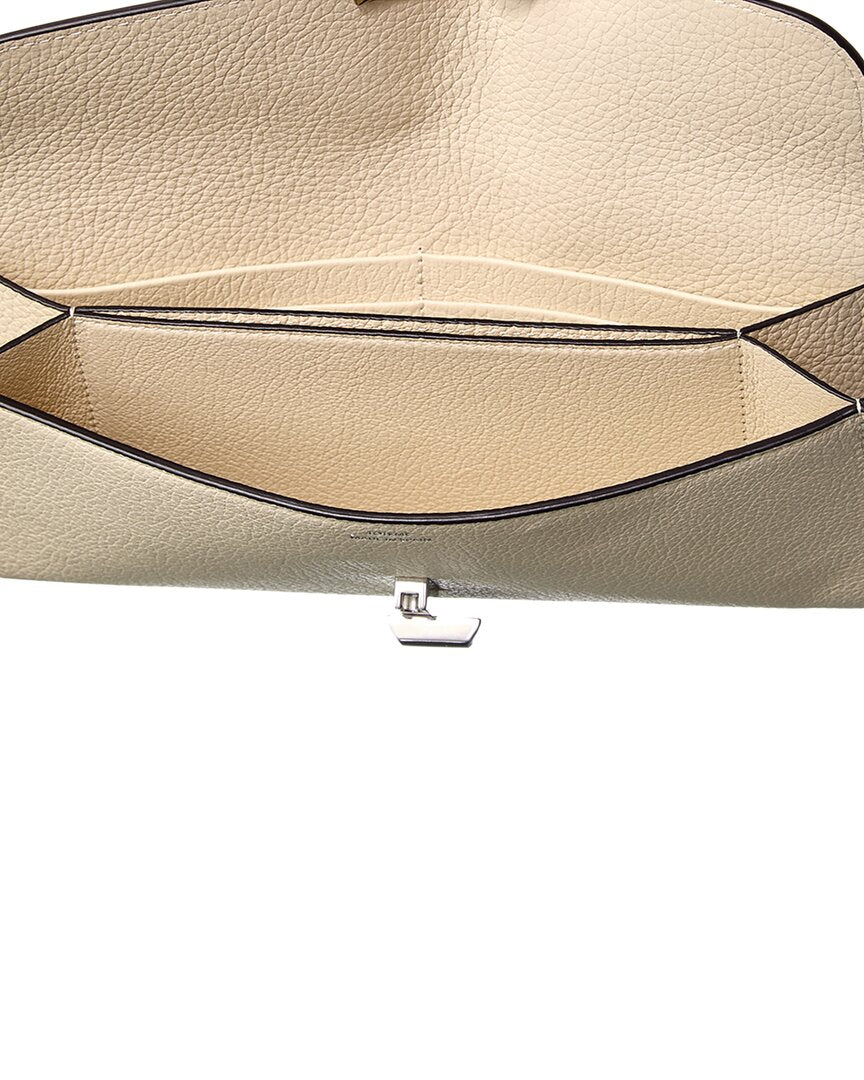 Toteme T-Lock Leather Continental Wallet