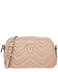 Gucci Gg Marmont Small Leather Camera Crossbody