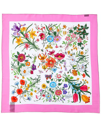 Gucci Gucci Printed Silk Scarf