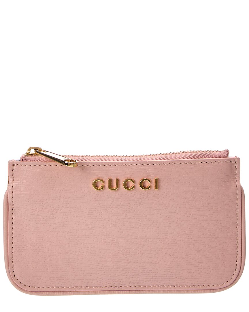 Gucci Gucci Logo Leather Card Case