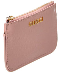 Gucci Gucci Logo Leather Card Case